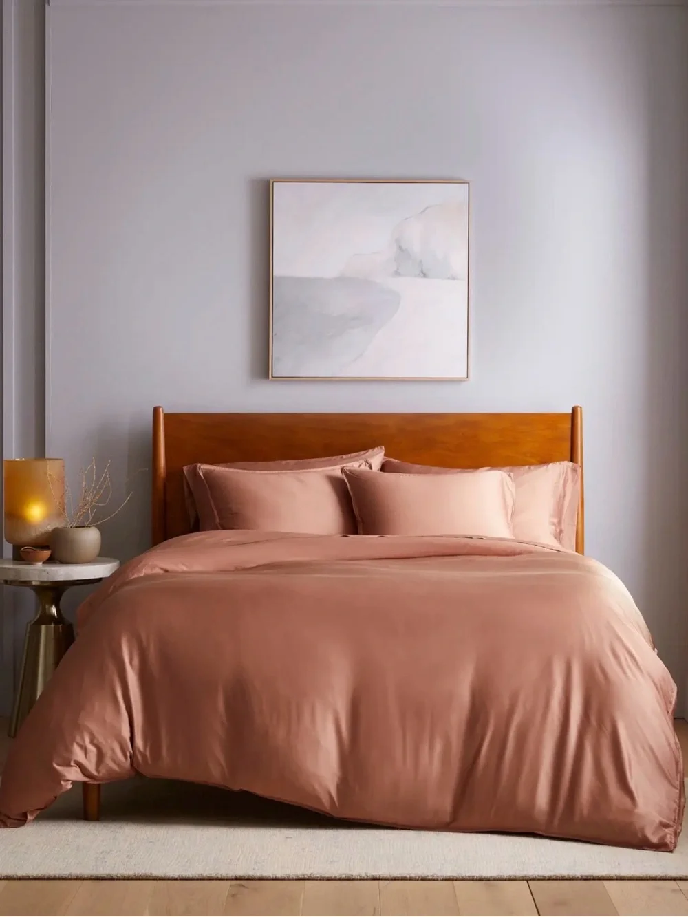 NWT Quince Organic Bamboo Duvet Cover Set